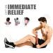 Kamileo Muscle Roller Massage Roller for Muscle Relief and Recovery - Orange - Buy Online on GoSupps.com