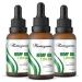 Organic Hemp Oil by Hemyum - 1,000,000 Maximum Strength - Helps Anxiety, Stress, Calming, Relaxation, Sleep - Natural Hemp Tincture Drop - Vegan, Non-GMO, Organically Grown in USA - 3-Pack