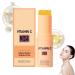 S rum visage en stick la vitamine C baume claircissant et hydratant pour le visage et le corps baume contour des yeux anti- ge la vitamine C pour r duire les rides et unifier le teint (1pcs)