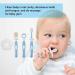 Teuopio Baby Tooth Care Set - Newborn & Toddler Toothbrushes Soft Brushes & Tongue Scrapers in Blue - Buy Online on GoSupps.com