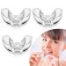 Mouth Guard for Grinding Teeth - New Mouth Guard for Clenching Teeth at Night with Including Hooks Invisible Dental Night Guard Stops Bruxism Free for Adults (3 Pack)