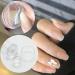 Double Sided Clear Silicone Jelly Stamper Manicure Set - Nail Art Stamp & Scraper for French Tip Nails - Buy Online on GoSupps.com