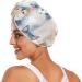 Super Absorbent Watercolor Cats Hair Towel 2 Pack - Quick Dry Hair Turbans with Button Design for Women & Girls - Buy Online on GoSupps.com