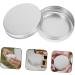 POPETPOP Box Sugar Tin Container Candle Tin Jar Jars Refillable Aluminum Cans Aluminium Cosmetic Jar Tin Cans with Screw Cap Aluminum Balm Tin Metal Aluminum Wallet Universal Candy Travel - Buy Online on GoSupps.com