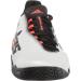 adidas Men's Barricade Tennis Shoe 9.5 - White/Core Black/Solar Red | High Performance Footwear - Buy Online on GoSupps.com