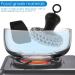 LUCKQUE Cast Iron Scrubber Food Grade Stainless Steel Chainmail Scrubber with Heat Resistant Pan Scraper Anti-Rust Cast Iron Scrubber Brush with Handle Reusable Cast Iron Cleaner for Cookware - Buy Online on GoSupps.com