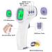 Buy Contactless Infrared Thermometer for Baby Adult & Children - Precise Fever Readings Alarm & 50 Memory Function - Digital LCD Display - White & Purple - Buy Online on GoSupps.com