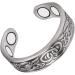 EnerMagiX Silver Pure Copper Magnetic Rings for Women - 4 Magnets Jewelry - Buy Online on GoSupps.com