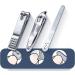 Nail Clipper Kit Nail Clipper Set (5 Pieces) Stainless Steel Manicure Kit for Men and Women with Plastic Storage Box Portable Professional Finger and Toe Nail Kit Nail Clippers Set(Gold) - Buy Online on GoSupps.com