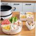 PRETYZOOM Dried Fruit Plate Lunchbox Plastic Fruit Bowl Dry Fruit Tray Candy Tray Convenient Plastic Plate 26X7.5CM White - Buy Online on GoSupps.com
