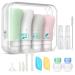 20 Pack Travel Bottles, 3oz 2oz Leak Proof Travel Accessories Toiletries,Travel Shampoo And Conditioner Bottles,Perfect for Business or Personal Travel, Fun Outdoors Silicone 20 Pieces Light Pink-20 Pack