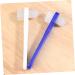 Ultechnovo Dual-Sided Toothbrush Set - 4 Two-Colored Manual Denture Brushes for Home & Travel | Best Cleaning Solution for False Teeth - Buy Online on GoSupps.com