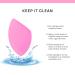 AOA Studio Collection 6-Piece Latex-Free Makeup Sponge Set - Super Soft Wonder Blender for Powder, Cream, and Liquid Makeup - Pink - Buy Online on GoSupps.com
