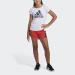 adidas Girls' Large White 3 Stripe Mesh Shorts with Elastic Waistband - Buy Online on GoSupps.com