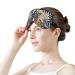 Tropical Leaves Sleep Mask - Soft Adjustable Eye Cover for Travel | Light Blocking Eye Mask for All Ages - Buy Online on GoSupps.com