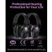 Hocazor Shooting Ear Protection NRR 26dB - Black&Purple HO1006 for Shooters, Hunting, Racing, Concerts & More - Buy Online on GoSupps.com