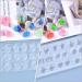 SEWACC Resin Jewelry Molds Set - 6 Pcs Silicon Earring & Pendant Moulds for DIY Jewelry Making | Epoxy Resin Casting Kit with Silicone Gummy Molds - Handmade Earrings | 5.8x14.5cmx3pcs - Buy Online on GoSupps.com