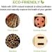 Buddy Wild Insect Bee House - Eco-Friendly Bug Hotel for Bees, Butterflies & Insects - Kid Friendly & Weather Resistant - Natural Wood - 13x8.5x26cm - Buy Online on GoSupps.com
