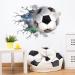 Toarti 3D Football Wall Stickers - Soccer Vinyl Decal for Boys Bedroom - Buy Online on GoSupps.com