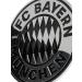 FC Bayern Munich Chrome Logo 3D Sticker | Premium Fan Article for Soccer Fans | Shop Internationally - Buy Online on GoSupps.com
