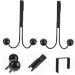 GLEAVI 2pcs Coat for Outdoor Home Hook Multi-Functional Double Punch- Door Hanging 14x9cm Black - Buy Online on GoSupps.com