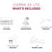 Cobra 25LTD Professional CB Radio - Emergency Travel Essential with Instant Channel 9 - 4W Output, 40 Channels, 9ft Cord, 4-Pin Connector - Buy Online on GoSupps.com
