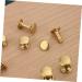 STOBOK 40 Sets Rivet Leather Belt Leather Leash Metal Trim Leather Crafts Repair Studs Mushroom Nails Bags - Buy Online on GoSupps.com