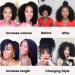 Cecycocy Kinky Curly Clip in Hair Extensions - Brazilian Remy Human Hair 3C 4A, Natural Black, 18 Inch - Buy Online on GoSupps.com