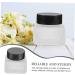 HONMEET 50ml Glass Jar Face Cream Jar Empty Refillable Cosmetic Jars Empty Cream Jar Frosted Glass Jars Tiny Jars with Lids Lotion Jar Body Butter Jars Sample Jars Travel Square Small Jar - Buy Online on GoSupps.com