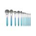 Makeup Brush 9 Pieces Soft Makeup Tools Non-irritating Synthetic Fiber Bristles with Cosmetic Bag Beauty