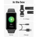 Amzhero Health Fitness Tracker with 24/7 Heart Rate Blood Oxygen Blood Pressure Sleep Tracker 5ATM Waterproof Activity Trackers with Step Tracker - S & L - Spaceblack - Buy Online on GoSupps.com
