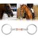 Horse Mouth Bit Stainless Steel Snaffle Bit Horse Ring Hollow Jointed Mouth Loose Thickeness Bit Loose Mouth Bit Roller for Horse Racing Accessory(11.5cm) - Buy Online on GoSupps.com
