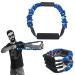 FOSER Archery Band Open Bow Resistance Trainer Arm Strength Training Bow Training Tensioner Archery Fitness Machine 50LBs