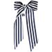 Slip Navy Stripe Silk Ribbon & Scrunchie Set - 22 Momme Pure Mulberry Silk Hair Tie for Women - Buy Online on GoSupps.com