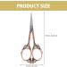 Buy Portable Beauty Scissors - Wear-Resistant Reusable Eyebrow & Nose Hair Scissors | Dark Red | International Shipping Available - Buy Online on GoSupps.com