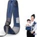 Baby Carrier Portable Ergonomic Baby Sling with Adjustable Comfortable Shoulder Straps Soft Anti-Slip Toddler Sling for Newborn Infant up to 55Lbs (Blue)