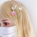 hgnxa Star Chain Pendent Hair Clip Hairpin with Pentastar Decoration Colorful Hair Barrette for Girls Style Ornaments Blue - Buy Online on GoSupps.com