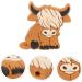 SEWACC 30 Pcs Highland Animal Silicone Beads - Light Brown Baby Toy - Buy Online on GoSupps.com