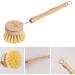 Dish Scrub Brush - Kitchen Scrub Brush | Solid Dish Scrubber Brush with Wear-Resistant Sisal Material Bristles and Design for Pot Ruftup - Buy Online on GoSupps.com
