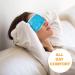 USA Merchant - L'AUTRE PEAU Hot/Cold Plush Gel Bead Relief Wrap | Flexible Reusable Ice Packs (Blue Full Eye Mask) - Buy Online on GoSupps.com