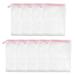 9pcs shower mesh bag with drawstring peeling mesh bag
