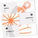 Buy Kombiuda Head Massage Device - Claw-Style Scalp Massager for Ultimate Relaxation | Handheld Plastic Massage Comb 21x15x15cm Orange - International Shipping Available - Buy Online on GoSupps.com