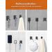 Gorffy Razor Holder Shower - Waterproof Self-Adhesive Stainless Steel Brackets (3 Pieces Black) | No Drilling Bathroom Shaving Holder - Buy Online on GoSupps.com