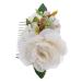 Ipetboom Bridal Hair Accessories Hair Pin Hair Barrettes Tiara Flower Bridal Side Comb Wedding Hair Comb Wedding Bride Hair Comb Hair Comb for Bride Comb for Bridal Tuck Comb Silk Flower