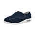 Swollen Feet Diabetic Edema Shoes Mens Diabetic Pain Relief Swollen Feet Orthopedic Shoes Adjustable Closure Lightweight Non Slip Sneaker For Diabetic Edema Swollen Feet ( Color : Dark blue Size
