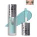 Colored Liquid Matte Eyeshadow Blue Green High-pigmented Smooth Cream Eyeshadow Stick Lightweigh Quick-Drying Waterproof Long Lasting for Women Eye Korean Colorful Makeup- 01#