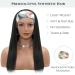 Aminow Yaki Straight Headband Wig - 20 Long Black Synthetic Hair Wig for Women - Buy Online on GoSupps.com