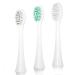 Electric Toothbrush Replacement Toothbrush Heads SmartSonic+ Toothbrush Heads Compatible with SmartSonic+ Electric Toothbrush 3 Pack Replacement Brush Heads (White)