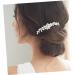 Ipetboom Rhinestone Bridal Comb Bridal Pearl Comb Wedding Hair Clip Bridal Hair Combs Irish Accessories for Women Tiara Wedding Hair Comb Bride Decorate Abs European and American - Buy Online on GoSupps.com