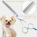 MOONTAY JP-440C Stainless Steel Dog Fur Scissors - Straight & Bent Thinning Blending Cutting & Trimming - 19.1 cm (24 Teeth) - Premium Quality - Buy Online on GoSupps.com